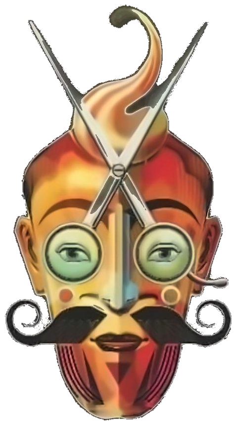 Mascota LOST Hair Studio — chip suprarealist cu foarfecă